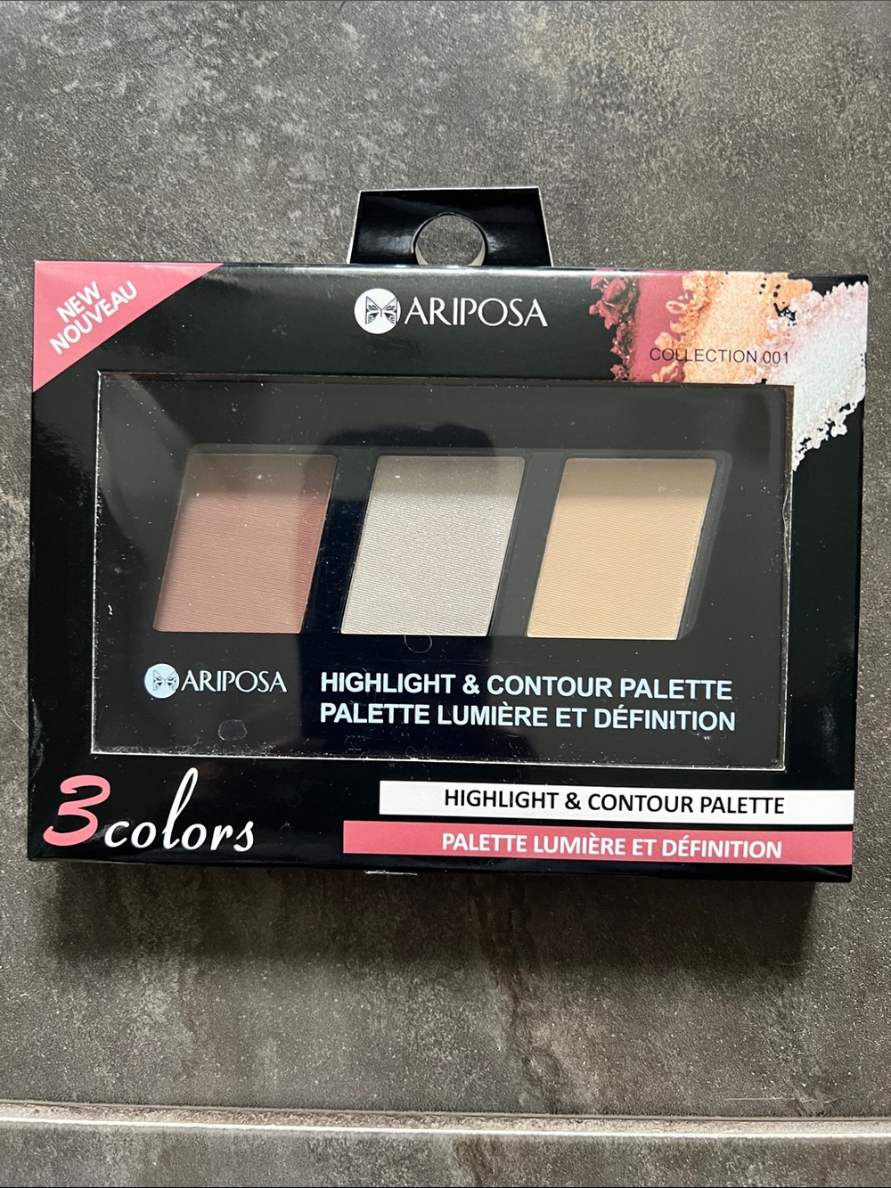 Mariposa Highlight & Contour Palette - Peach, Champagne, Beige